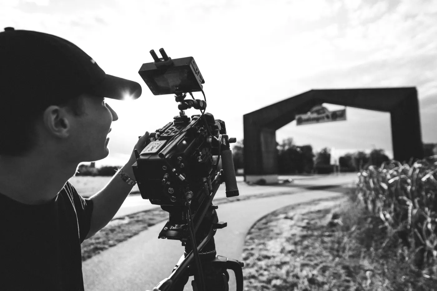 Szene am Set